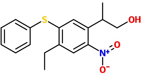 (image for) MC017683 2-(2-Nitro-4-ethyl-5-thiophenylphenyl)propanol